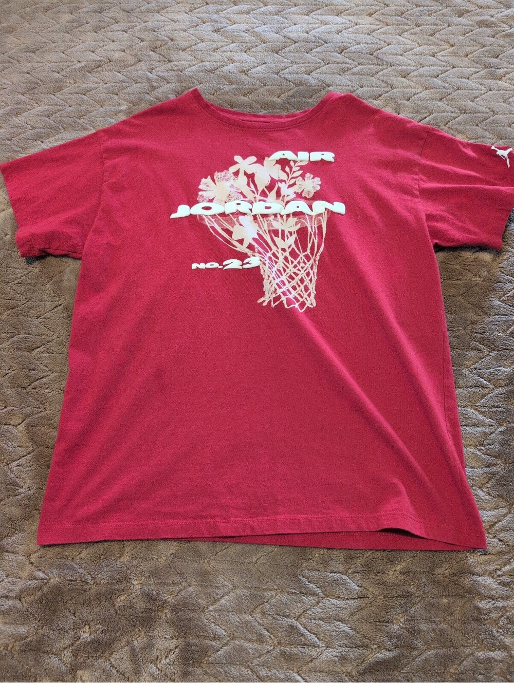 Jordan Air No. 23 Red Graphic T-Shirt Youth XL